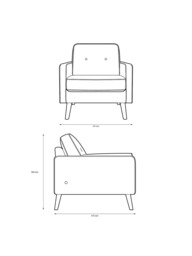G Plan Vintage The Sixty Five Armchair - thumbnail 2