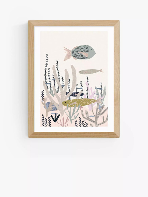 EAST END PRINTS Ani Vidotto 'Life Under the Sea' Framed Print
