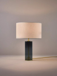 Original BTC Crosby 1 Table Lamp, White - thumbnail 1