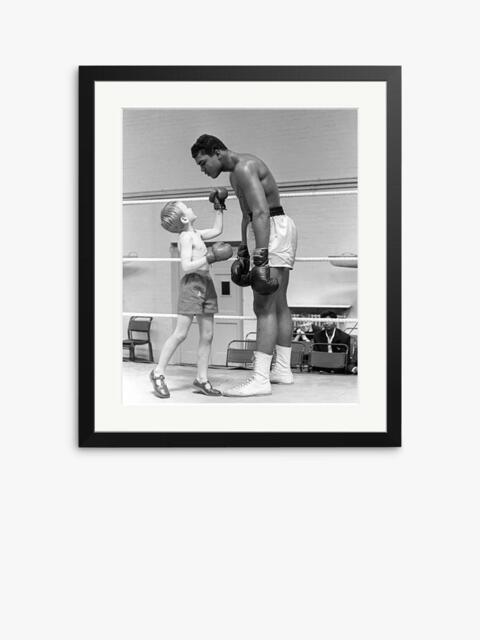 Sonic Editions Cassius Clay & Patrick Power Framed Print