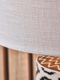 Pacific Chirala Ceramic Table Lamp, Black/White - thumbnail 6