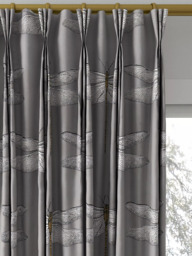 Harlequin Demoiselle Made to Measure Curtains or Roman Blind, Graphite/Almond - thumbnail 6