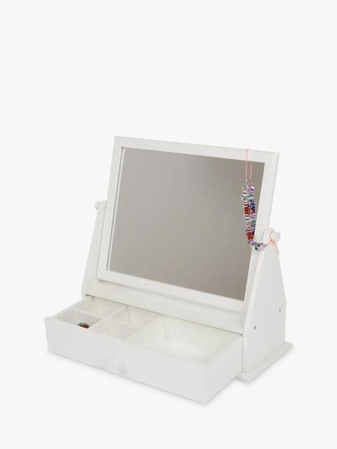 Great Little Trading Co Isla Dressing Table Mirror, White - image 1