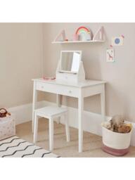 Great Little Trading Co Isla Dressing Table Mirror, White - thumbnail 2
