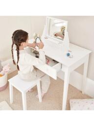 Great Little Trading Co Isla Dressing Table Mirror, White - thumbnail 4
