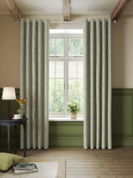 John Lewis Hidcote Weave Pair Lined Eyelet Curtains - thumbnail 2