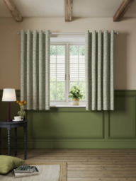 John Lewis Hidcote Weave Pair Lined Eyelet Curtains - thumbnail 5