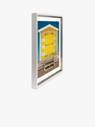 Brookpace Lascelles 'Beach Hut' Framed Print, 66 x 56cm, Yellow - thumbnail 3