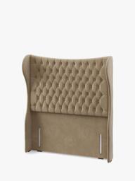 Hypnos Elizabeth Extra Wide Upholstered Headboard, Small Double - thumbnail 3