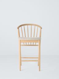 John Lewis Kinross II Bar Chair, Oak/Upholstered Seat - thumbnail 2