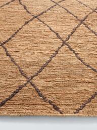 John Lewis Zohra Diamond Pure Jute Rug, Natural - thumbnail 4