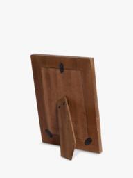 Libra Interiors Geometric Mango Wood Photo Frame, Brown - thumbnail 5