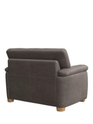 John Lewis Leather Loveseat, Light Leg - thumbnail 4