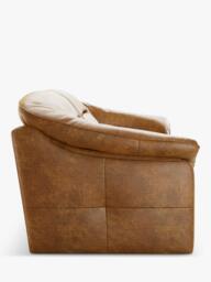 At the Helm Alba Large 3 Seater Leather Sofa - thumbnail 3