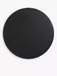 John Lewis Tortoiseshell Effect Round Wall Mirror, 60cm, Brown - thumbnail 4