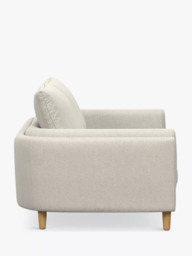 John Lewis Harbour Medium 2 Seater Sofa, Light Leg, Aquaclean Matilda Natural - thumbnail 3