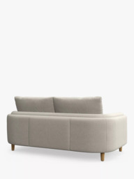 John Lewis Harbour Medium 2 Seater Sofa, Light Leg, Aquaclean Matilda Natural - thumbnail 4