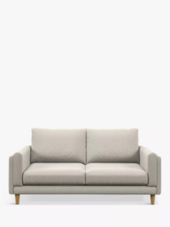 John Lewis Harbour Medium 2 Seater Sofa, Light Leg, Aquaclean Matilda Natural - thumbnail 5