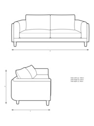John Lewis Harbour Medium 2 Seater Sofa, Light Leg, Aquaclean Matilda Natural - thumbnail 2