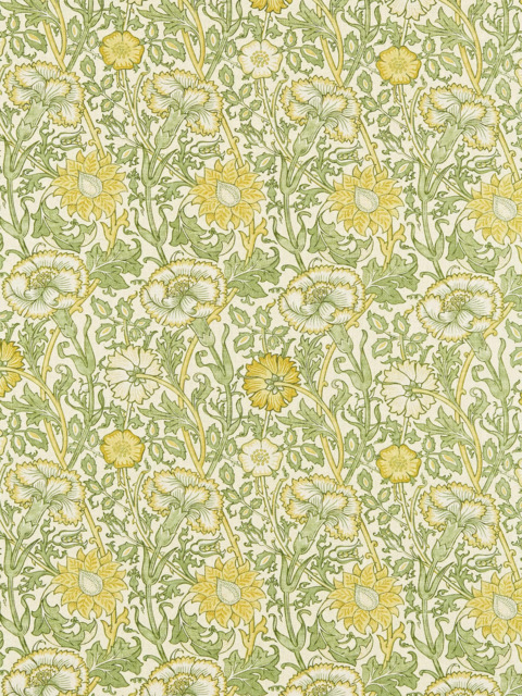 Morris & Co. Pink and Rose Made to Measure Curtains or Roman Blind, Cowslip/Fennel - image 1