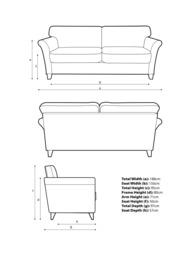 John Lewis Charlotte II Large 3 Seater Sofa - thumbnail 2