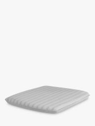 John Lewis Henley by KETTLER Garden Dining Armchair Striped Cushion, Grey - thumbnail 1