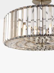 Laura Ashley Fernhurst 4 Bulb Semi Flush Ceiling Light, Champagne Gold - thumbnail 3