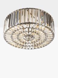 Laura Ashley Fernhurst 4 Bulb Semi Flush Ceiling Light, Champagne Gold - thumbnail 4