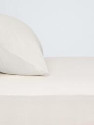 John Lewis Egyptian Cotton Percale Easy Care 400 Thread Count Flat Sheet