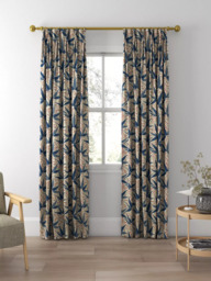 Morris & Co. Bamboo Made to Measure Curtains or Roman Blind, Indigo/Woad - thumbnail 5