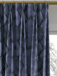 Harlequin Tanabe Made to Measure Curtains or Roman Blind, Midnight - thumbnail 4