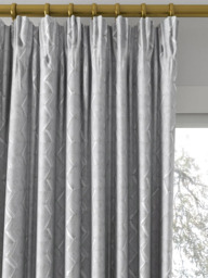 Harlequin Tanabe Made to Measure Curtains or Roman Blind, Silver - thumbnail 2