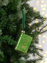 John Lewis The Curator Book Bauble, Green - thumbnail 2