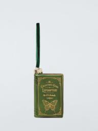 John Lewis The Curator Book Bauble, Green - thumbnail 1