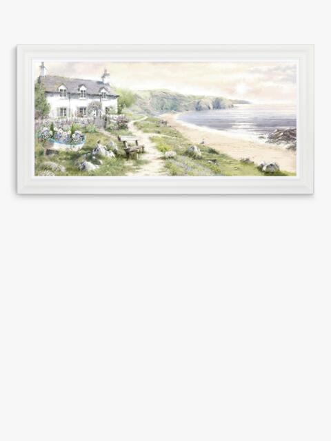 John Lewis Richard Macneil 'Seaview Cottage' Framed Print, 111 x 56 cm, Multi Multi - image 1