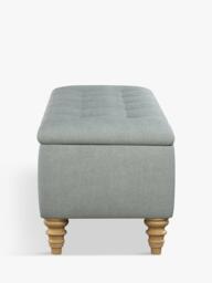 John Lewis Rouen Upholstered Ottoman Storage Box - thumbnail 4