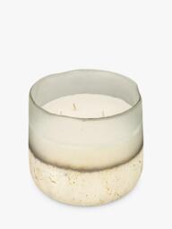 nkuku Sea Salt & Moss 3 Wick Scented Candle