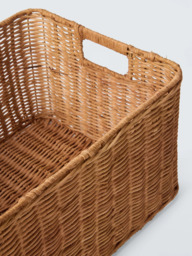 John Lewis Rattan Rectangular Storage Box - thumbnail 3