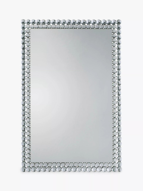 Gallery Direct Crystal Frame Rectangular Wall Mirror, 90 x 60cm - image 1