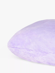 John Lewis Kids' Faux Fur Heart Cushion - thumbnail 2