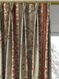 GP & J Baker Coromandel Made to Measure Curtains or Roman Blind, Green - thumbnail 4