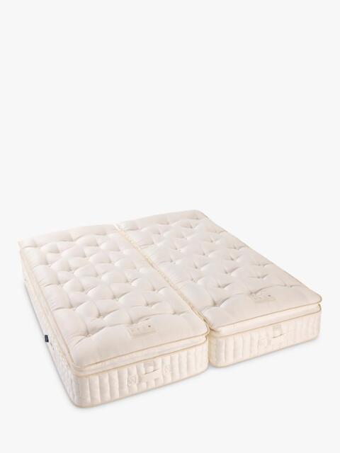 John Lewis British Natural Collection Farndale Lambswool Pillowtop 16500 Pocket Spring Zip Link Mattress, Super King Size - image 1