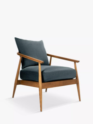 ercol for John Lewis Hazlemere Armchair, Vintage Ash Leg - thumbnail 1