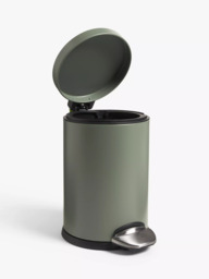 John Lewis Soft Close Bathroom Pedal Bin, 3L - thumbnail 2