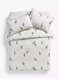 John Lewis Stag Scene Duvet Cover Set - thumbnail 1