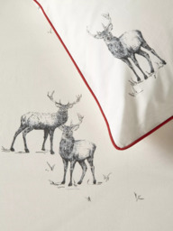John Lewis Stag Scene Duvet Cover Set - thumbnail 3