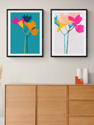 EAST END PRINTS Garima Dhawan 'Lily' Framed Print, Set of 2 - thumbnail 2