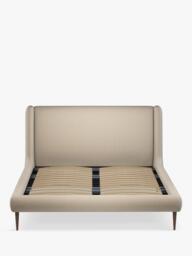John Lewis Mid-Century Sweep Upholstered Bed Frame, Double - thumbnail 2