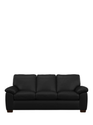 John Lewis Camden Grand 4 Seater Leather Sofa, Dark Leg - thumbnail 5