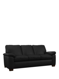 John Lewis Camden Grand 4 Seater Leather Sofa, Dark Leg - thumbnail 1